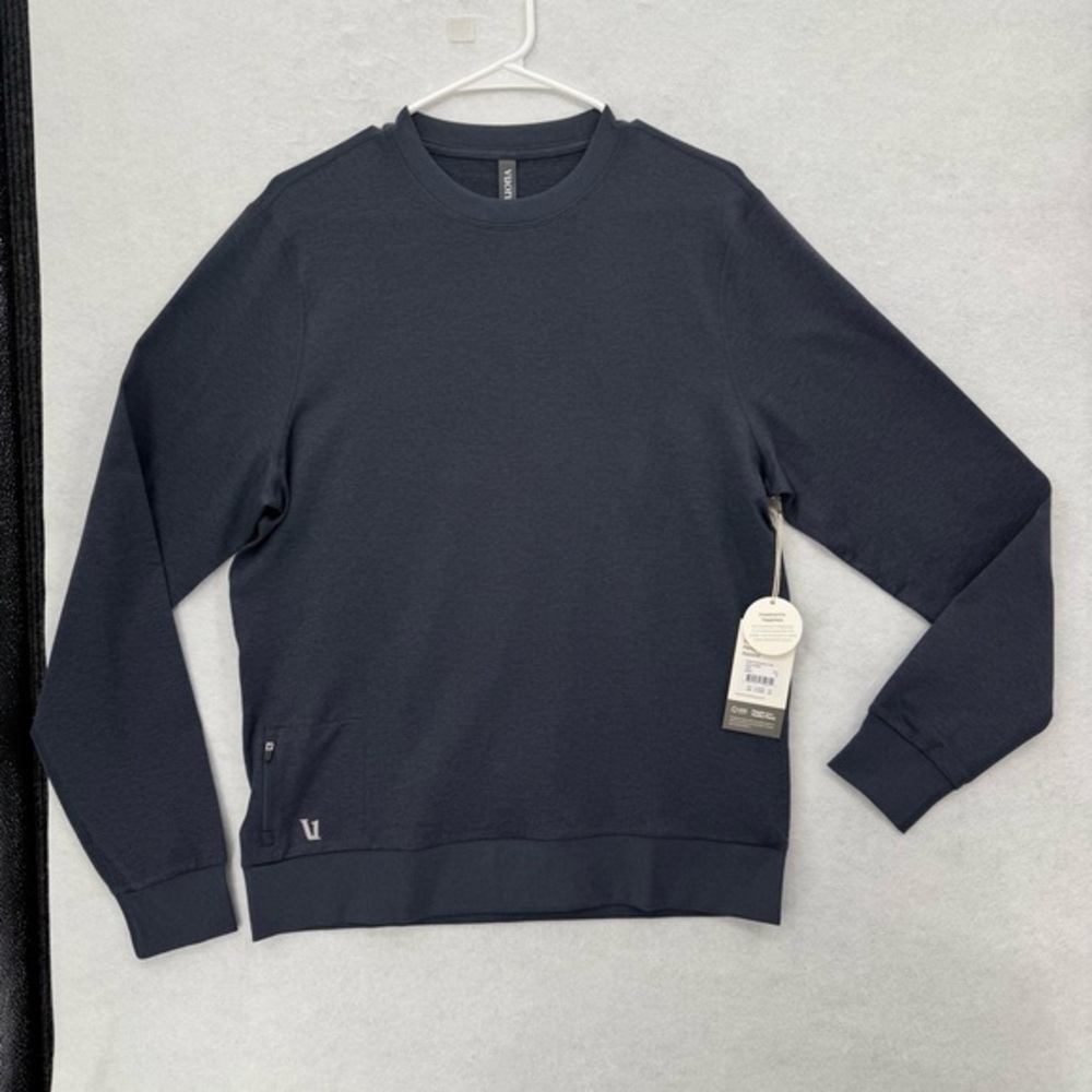 NWT Vuori Ponto Performance Crew Azure Heather Medium‎ V224